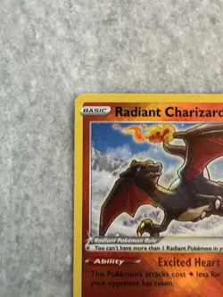 Pokemon TCG Radiant Charizard Crown Zenith 020/159 Holo Radiant Rare NM - Image 5