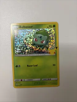 McDonald's 2021 Pokemon 25th Anniversary Bulbasaur Base Celebrations 1/25 - Image 1