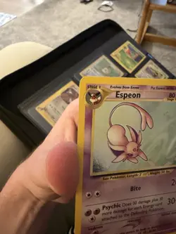 Espeon Neo Discovery 20/75 Holo Rare TCG Pokemon 2002 LP Condition. - Image 2