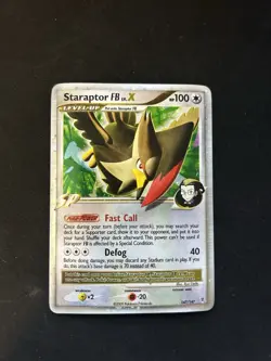 Staraptor FB LV.X 147/147 Supreme Victors Holo Pokemon TCG LP Condition - Image 1