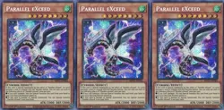 3x Parallel eXceed | MP21-EN043 | SCR | 1st Ed | NM | YuGiOh - Image 1