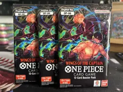 Wings of The Captain Booster Pack One Piece OP-06 English Sealed OP6 LOT OF 3 - Image 1