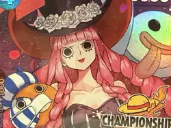 2025 ONE PIECE CHAMP 25-26 TOP PLAYER PACK CHAMPION #092 PERONA PSA 10 *POP 10* - Image 3