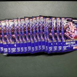 One Piece TCG Lot of 17 OP14 the azure sea’s seven Loose Packs - Image 1