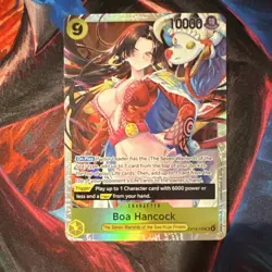 Bandai Boa Hancock OP14-112 The Azure Sea's Seven SR - Image 1