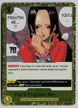 Playset (x4) OP14-118 You’ll Frighten Me. One Piece TCG - Image 1