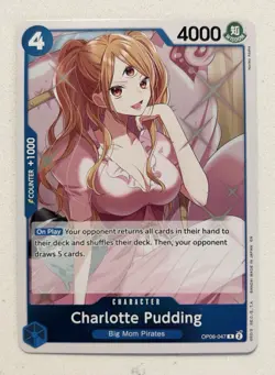 Charlotte Pudding R OP06-047 Wings of the Captain One Piece TCG - Image 1