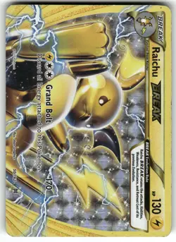Raichu BREAK 50/162 XY - BREAKthrough MP Pokemon Card TCG - Image 1