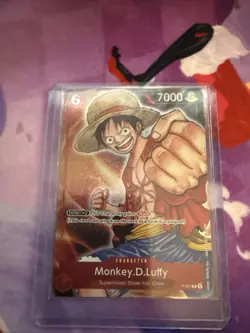 One Piece Premium Card Collection Bandai Games Fest 23-24 Monkey.D.Luffy P-001 - Image 1