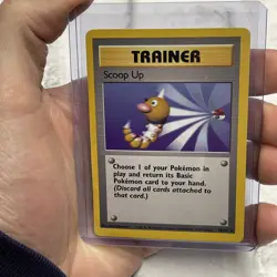 Scoop Up - 78/102 - Pokemon Base Set Unlimited Rare Card WOTC LP+ Vintage Vtg - Image 1