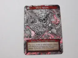 Warp Spasm Non-Foil Unique Sorcery Beta TCG Trading Card - Image 2