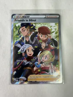 Trainer Supporter Friends In Hisui 148/159 Pokemon Card (2023) - Image 1