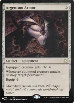 1 x Argentum Armor - Mystery Booster / The List - NM-Mint - MTG Card - Image 1