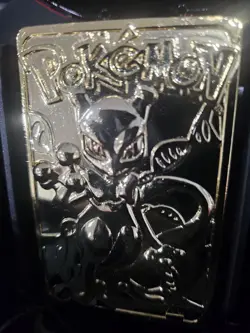Burger King Pokemon Mew Two Trading Card Gold Plated, 23K. - Image 1