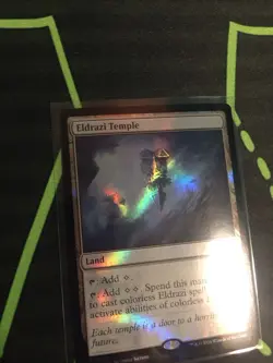 MTG Magic The Gathering Eldrazi Temple Ripple Foil M3C Rare Colorless Land - Image 2