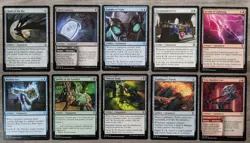 MTG Magic Set of 10 Artifact Equipment Commander Legends CLB - Image 1