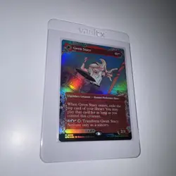 MTG Gwen Stacy Ghost Spider 0209 Borderless Marvel's Spider-Man Foil. - Image 1