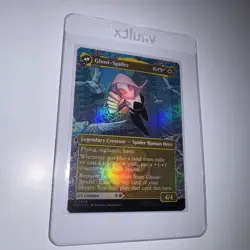 MTG Gwen Stacy Ghost Spider 0209 Borderless Marvel's Spider-Man Foil. - Image 2