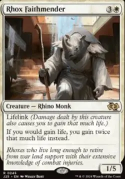 Rhox Faithmender Foundations Jumpstart J25 245 MTG Regular - Image 2