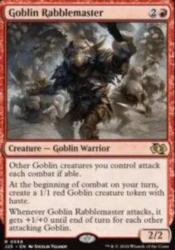 Goblin Rabblemaster Foundations Jumpstart J25 558 MTG Regular - Image 2