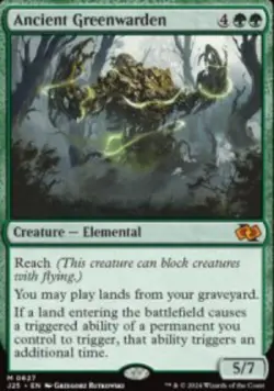 Ancient Greenwarden Foundations Jumpstart J25 627 MTG Regular - Image 1