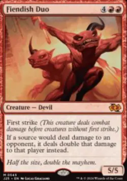 Fiendish Duo Foundations Jumpstart J25 545 MTG Regular - Image 2