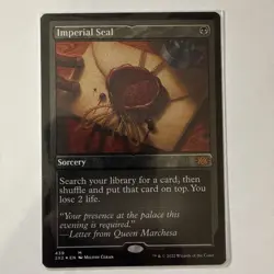 MTG: Imperial Seal : MTG *Foil Etched* Double Masters 2022 #439 / NM - CEDH - - Image 1