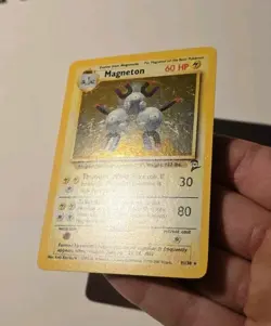 Pokemon TCG Magneton 9/130 Base Set 2 Unlimited Holo Rare LP - Image 5