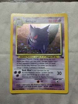 Pokemon TCG 1999 Gengar & Haunter Fossil Unlimited Holo - Image 2
