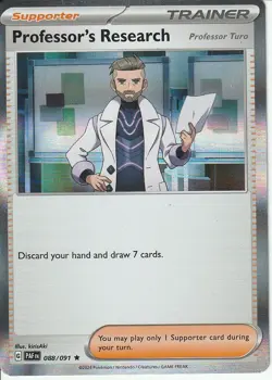 POKEMON - PROFESSOR'S RESEARCH - 088/091 - HOLO - PALDEAN FATES - Image 1