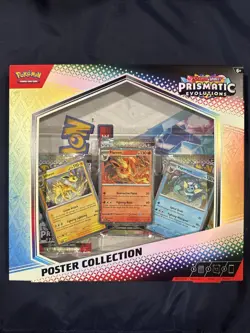 Pokemon TCG: Scarlet & Violet Prismatic Evolutions Poster Collection Box - Image 1
