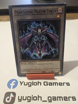 Yu-Gi-Oh Phantasm Martyr Token SDSA 1st Edition Common Light Played - Image 1