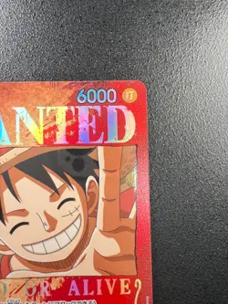 [NM] Monkey D Luffy ONE PIECE Japanese ST01-012 SR WANTED letter Mighty Enemies - Image 5