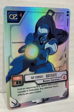 Gundam Wing M.S. War MS-063 Vayeate HOLO TCG Trading Card Game Card English - Image 3