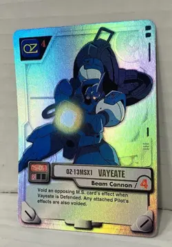 Gundam Wing M.S. War MS-063 Vayeate HOLO TCG Trading Card Game Card English - Image 4