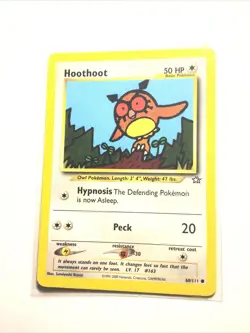 HOOTHOOT - 60/111 - Neo Genesis - Pokemon Card - NM - Image 1