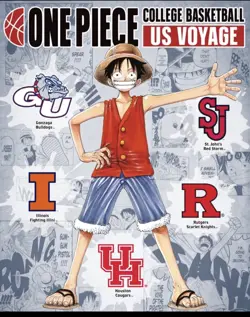 One Piece Monkey.D.Luffy US College Basketball Promo Card Rutgers PRESALE - Image 1