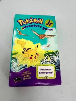POKEMON JR ADVENTURE GAME 1999 NEW NINTENDO WIZARD PIKACHU VINTAGE CARDS - Image 1