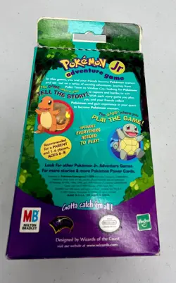 POKEMON JR ADVENTURE GAME 1999 NEW NINTENDO WIZARD PIKACHU VINTAGE CARDS - Image 2