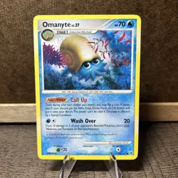 Omanyte 69/100 Diamond & Pearl Majestic Dawn Pokemon Card - Image 1