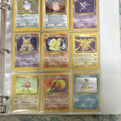 Pokemon TCG Base Set Holo Rare Card Lot Wizards of the Coast 1999 9 Cards - Image 5
