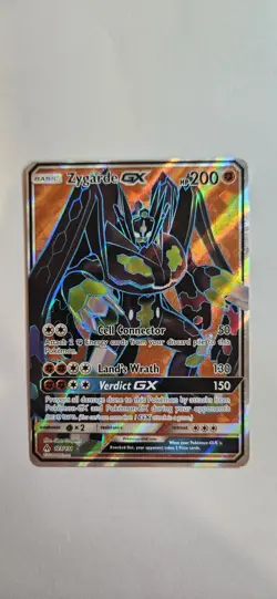 Zygarde GX 123/131 Full Art Ultra Rare Forbidden Light Pokemon English Card - Image 1