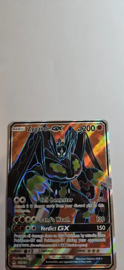 Zygarde GX 123/131 Full Art Ultra Rare Forbidden Light Pokemon English Card - Image 3
