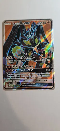 Zygarde GX 123/131 Full Art Ultra Rare Forbidden Light Pokemon English Card - Image 4