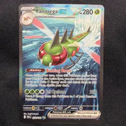 Yanmega EX 228/182 Special Illustration Destined Rivals Pokemon Card Full Art - Image 1