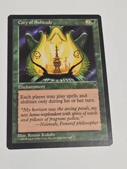MTG 1 CITY OF SOLITUDE Magic The Gathering Card Visions Set x1 LP - Image 1