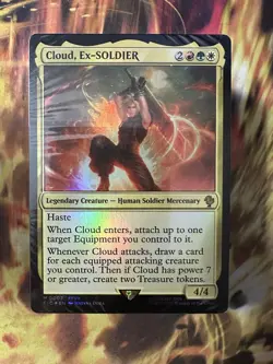 Magic the Gathering, Final Fantasy Commander Deck, Limit Break Cloud, Ex-Soldier - Image 1