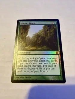 Sylvan Library Commander's Arsenal Foil LP Magic the Gathering (MTG) - Image 1