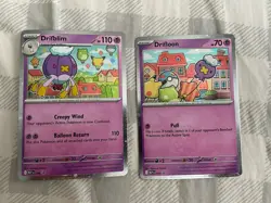 Drifloon 005 Drifblim 006 COSMOS Black Star Promos Pokemon TCG Mega Evolution NM - Image 1