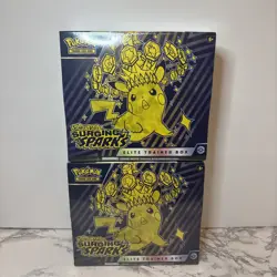 Pokemon TCG Surging Sparks Elite Trainer Box ETB- Factory Sealed Lot of 2!!!!! - Image 1